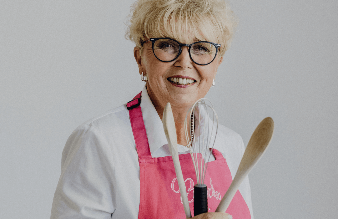 Rezepte für Diabetes und Adipositas mit Barbara Müller und Kochutensilien